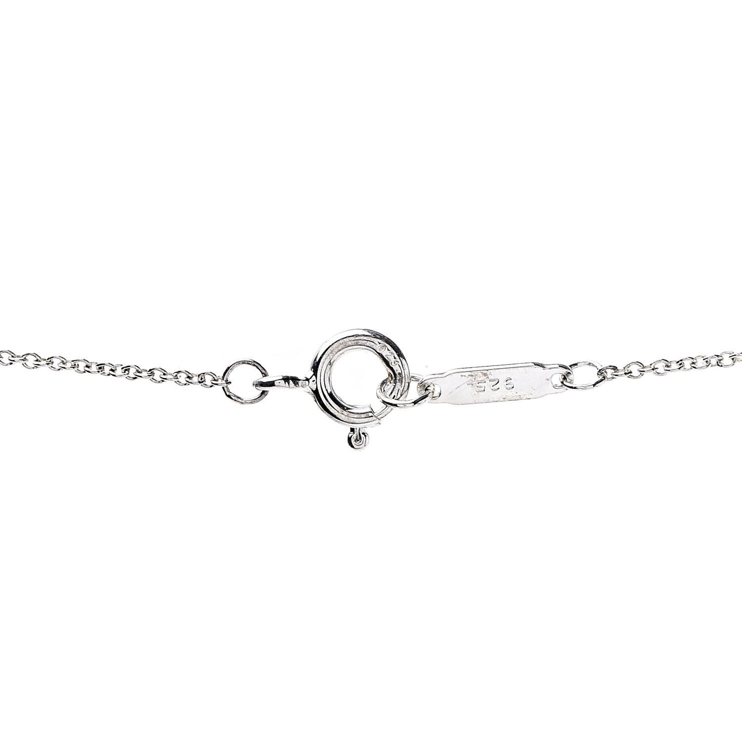 Sterling Silver Concave Cross Pendant Necklace