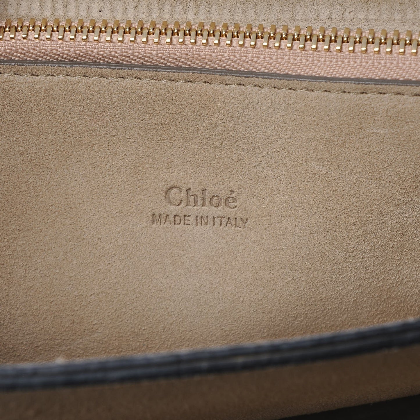 Suede Calfskin Medium Faye Shoulder Bag Dark Khaki