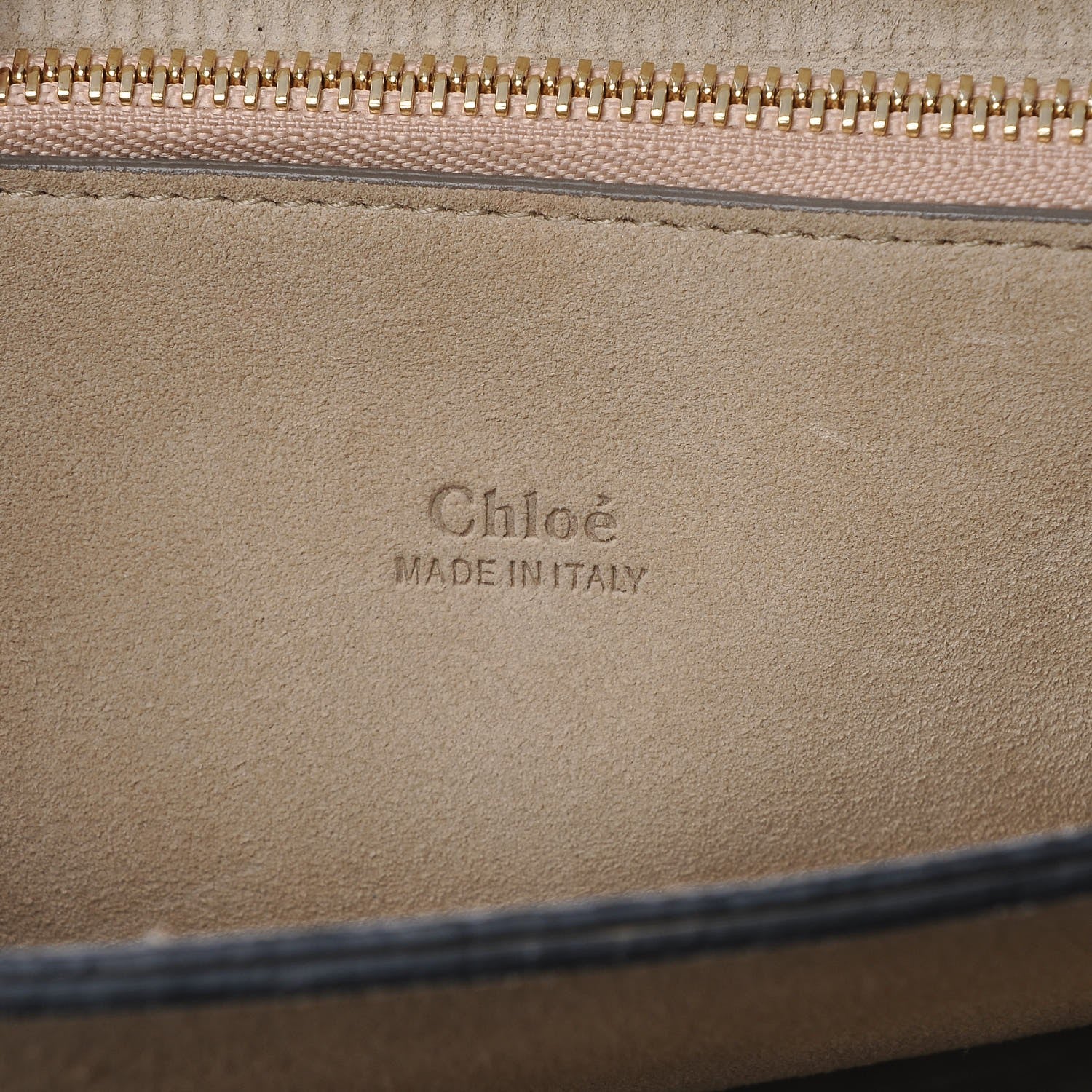 Chloe Suede Calfskin Medium Faye Shoulder Bag Dark Khaki 6 of 16