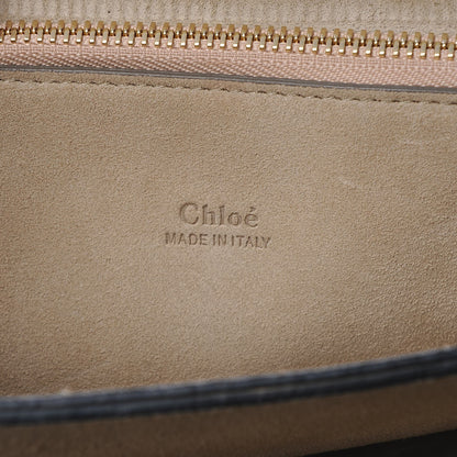 Chloe Suede Calfskin Medium Faye Shoulder Bag Dark Khaki 6 of 16