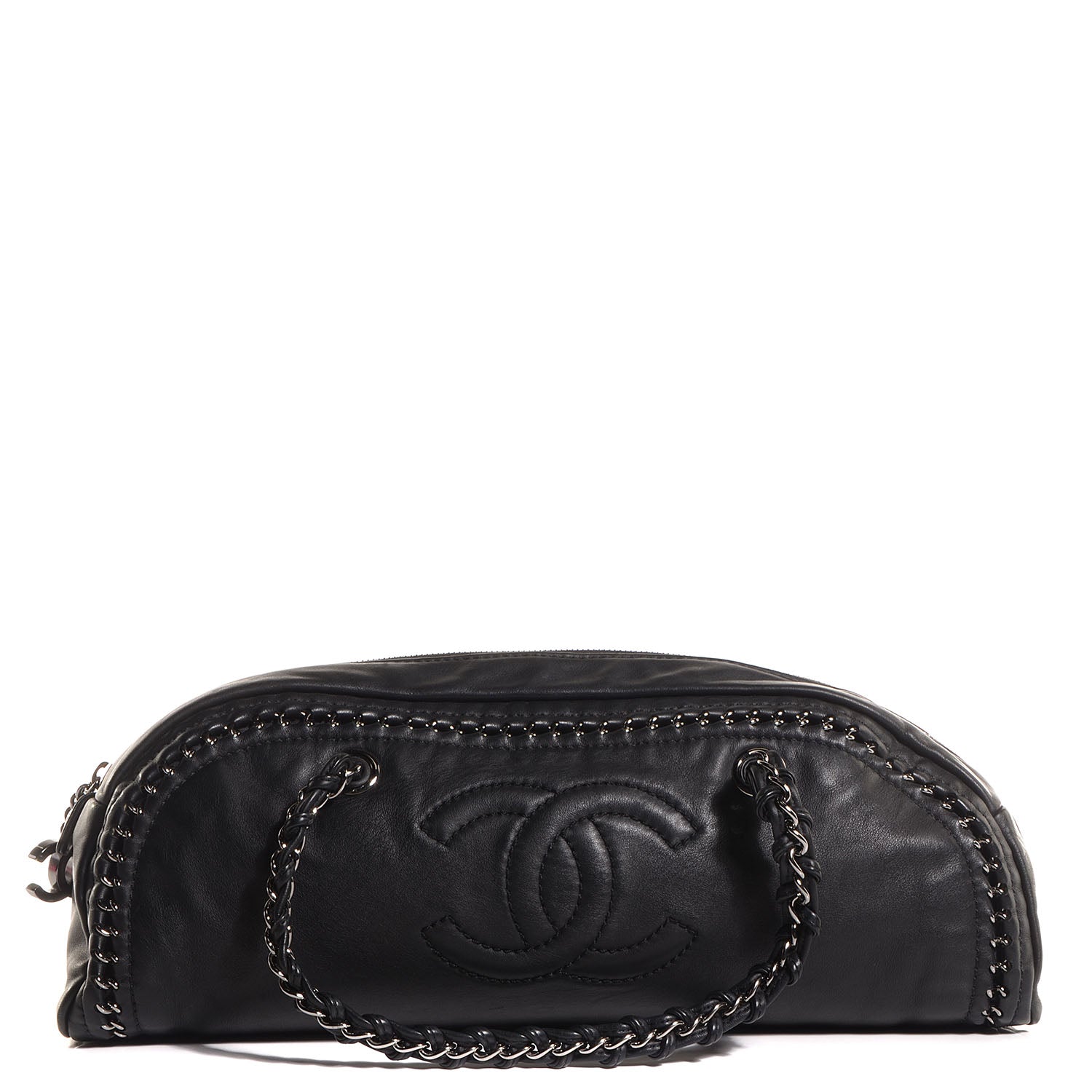 Chanel Smooth Calfskin Luxe Ligne Petit Bowler Black 1 of 7
