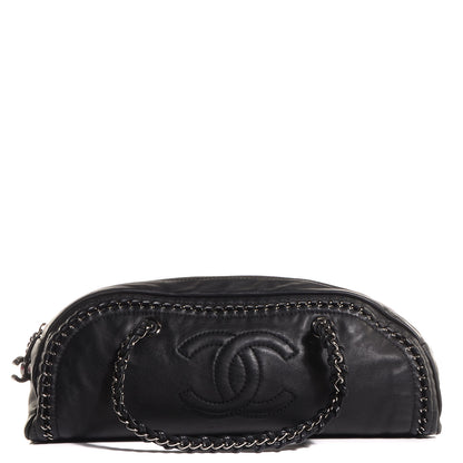 Chanel Smooth Calfskin Luxe Ligne Petit Bowler Black 1 of 7