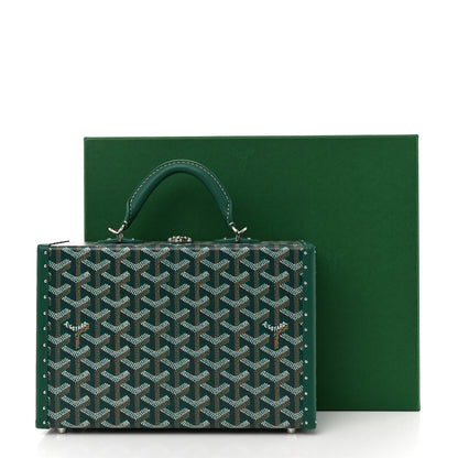 Goyard Goyardine Grand Hotel Trunk Bag Green 12 of 12
