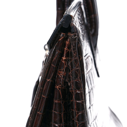 Hermes Shiny Niloticus Crocodile Birkin 30 Havane 12 of 13