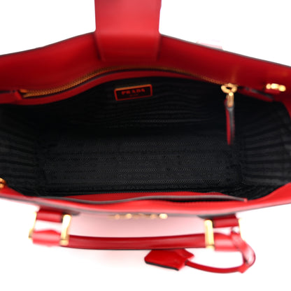 Prada Saffiano Soft Calfskin Tote Fuoco 5 of 12