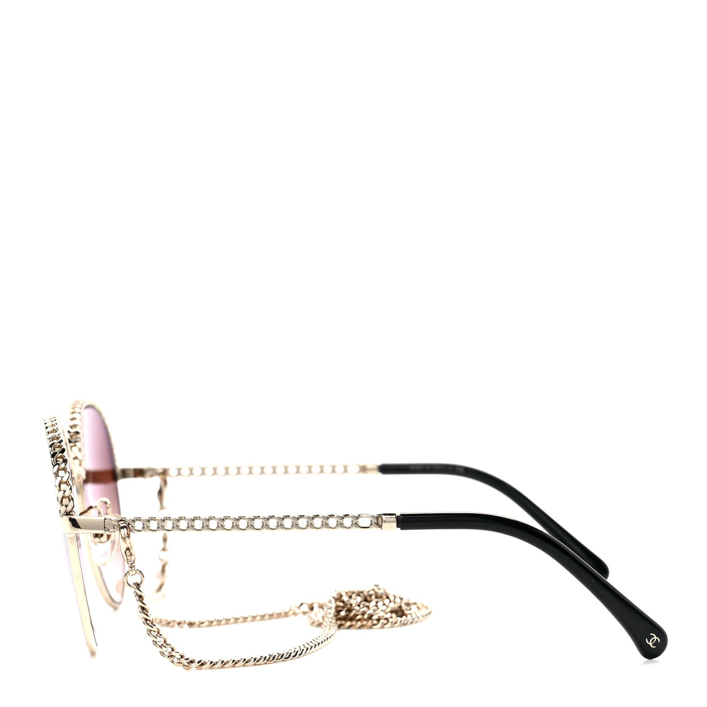 Chain Pantos Sunglasses 4242 Gold Brown