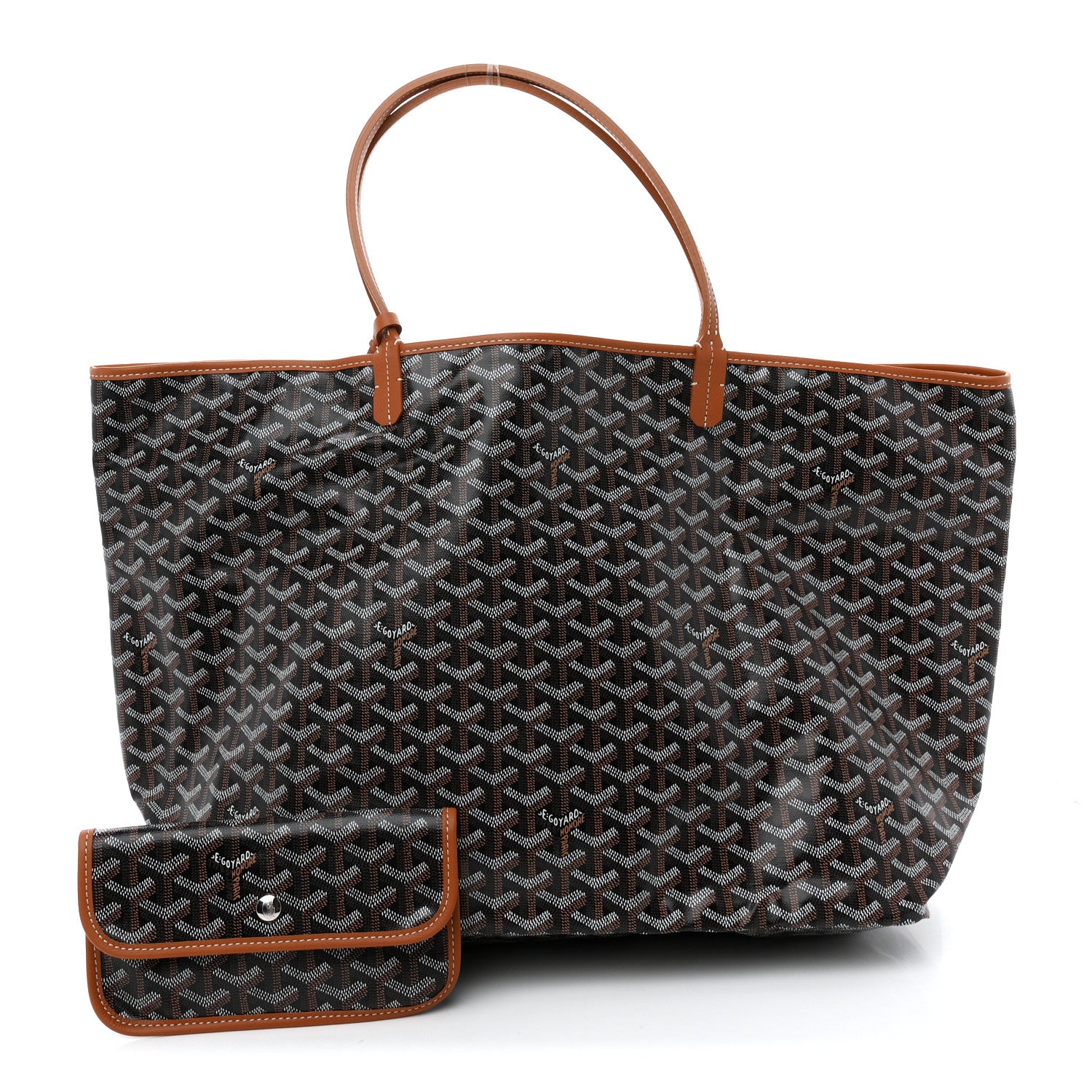 Goyard Goyardine Saint Louis GM Black Gold 3 of 11