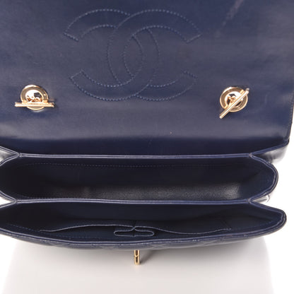 Chanel Lambskin Quilted Medium Trendy CC Flap Dual Handle Bag Navy Blue 5 of 13