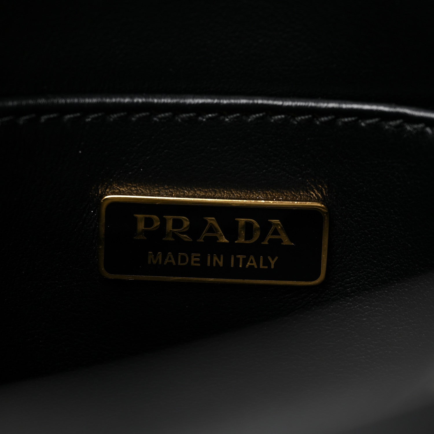 Prada Jacquard Saffiano Triangolo Symbole Embroidered Micro Tote Black Corda 5 of 8
