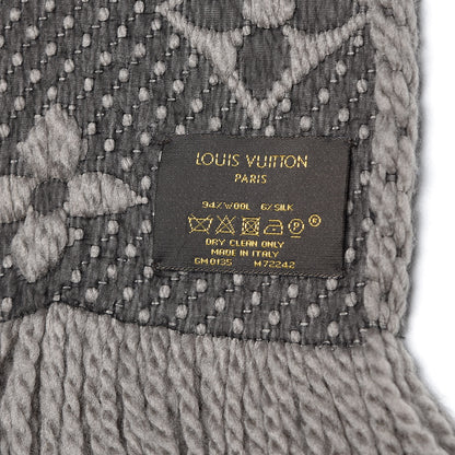 Louis Vuitton Wool Silk Logomania Scarf Verone 4 of 4