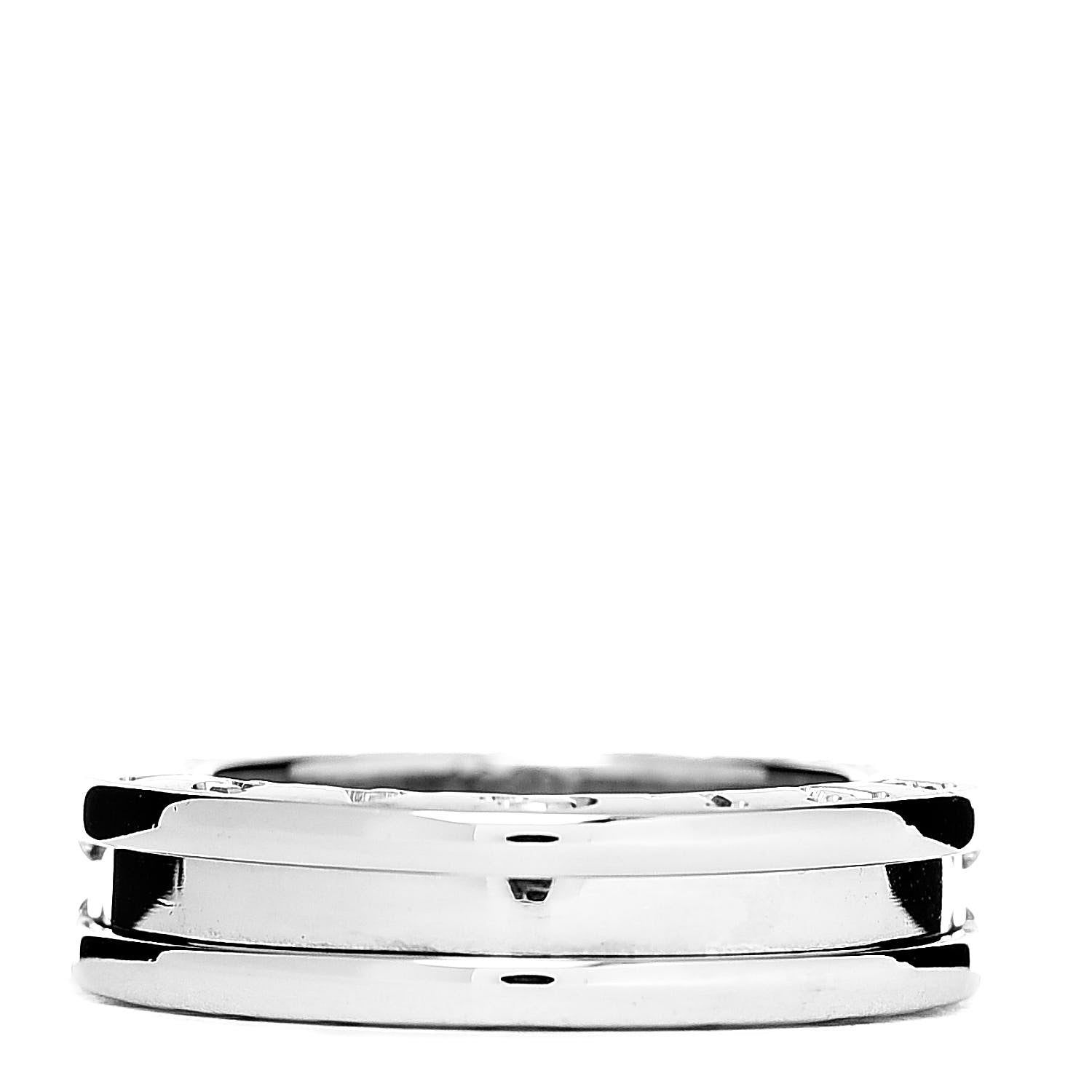 Bulgari 18K White Gold Diamond .31ct B.Zero1 Engagement Ring 47 4 4 of 7