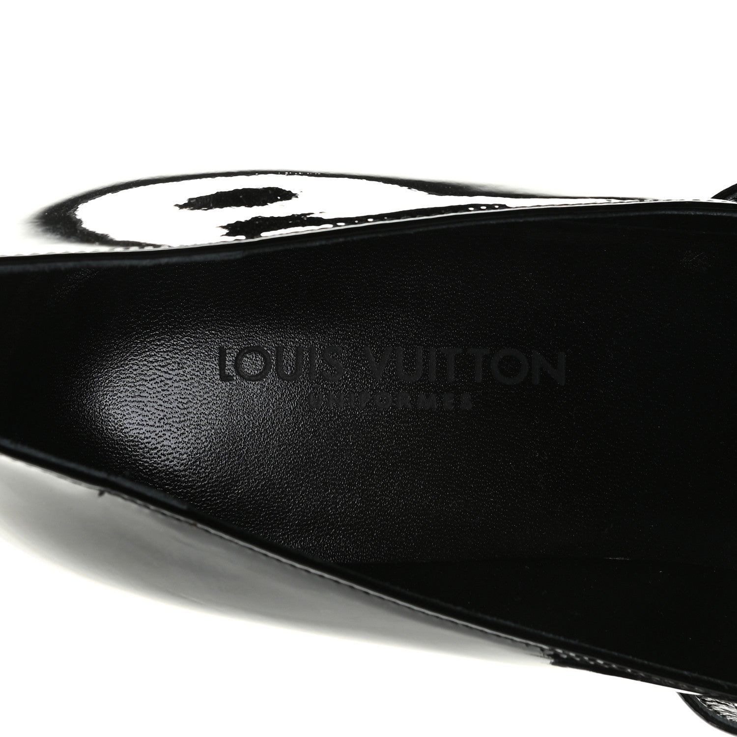 Louis Vuitton Patent Uniformes Silhouette 40mm Pumps 39 Black 6 of 12