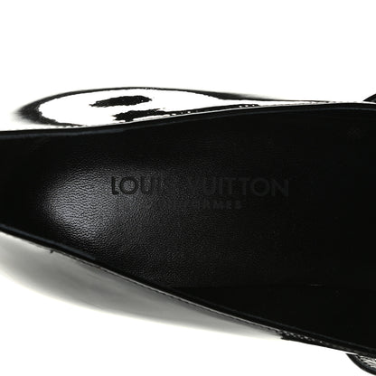 Louis Vuitton Patent Uniformes Silhouette 40mm Pumps 39 Black 6 of 12