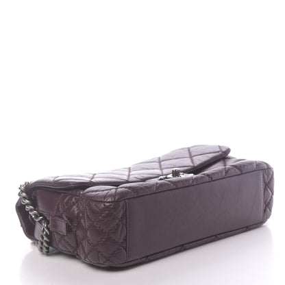 Chanel Aged Calfskin Medium New Portobello Flap Burgundy 4 of 10