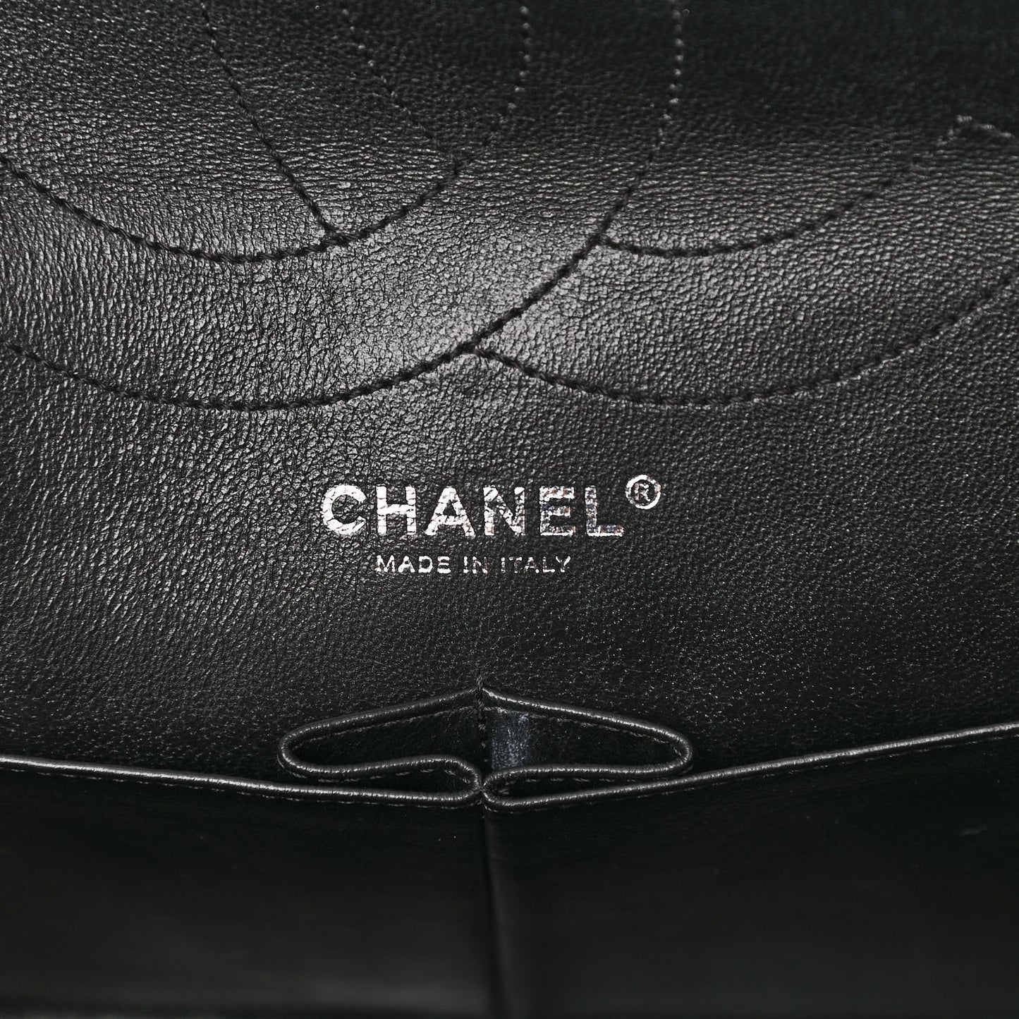 Aged Calfskin Quilted 2.55 Reissue 227 Flap Black