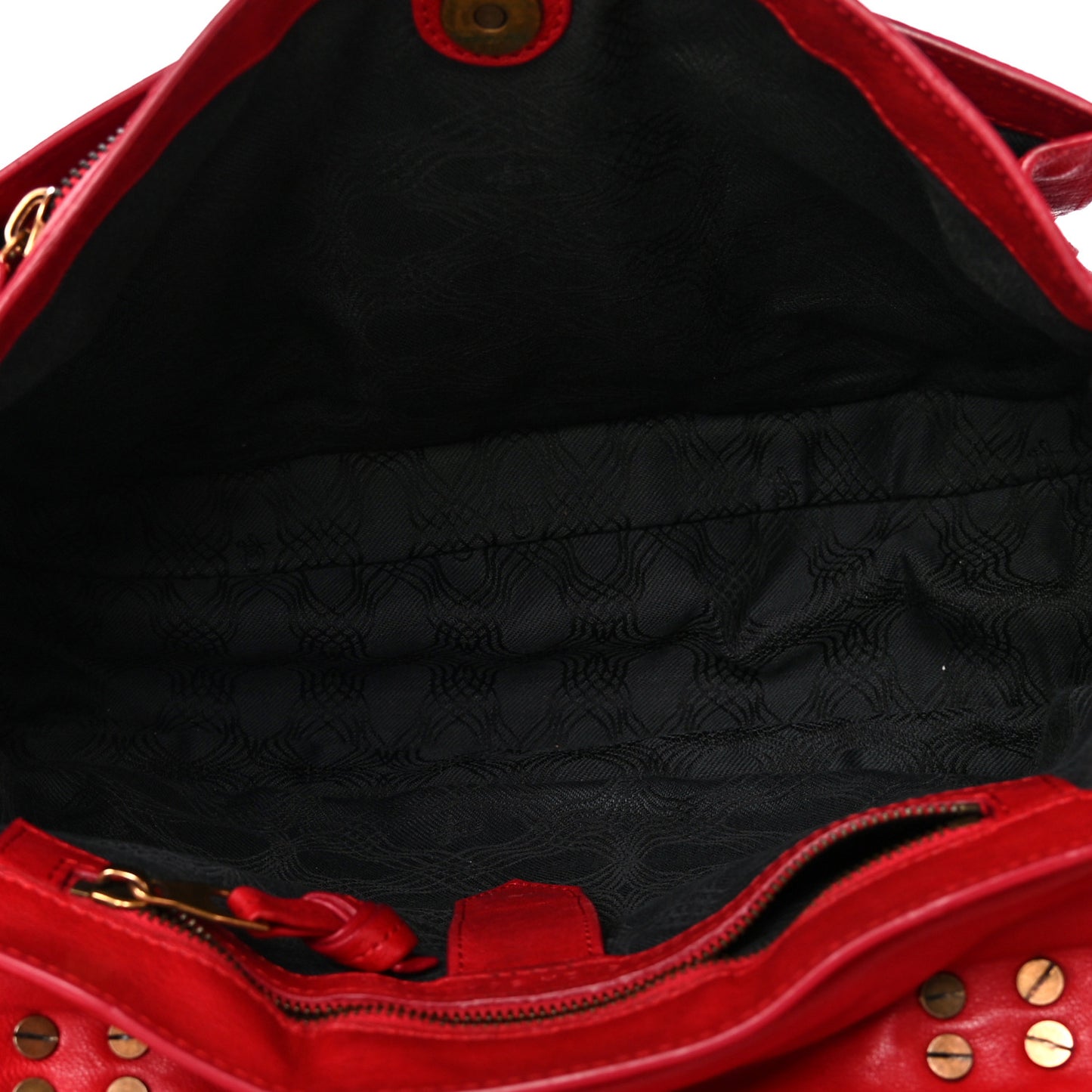 Lambskin Medium PS1 Satchel Red