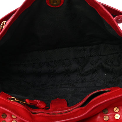 Proenza Schouler Lambskin Medium PS1 Satchel Red 4 of 7