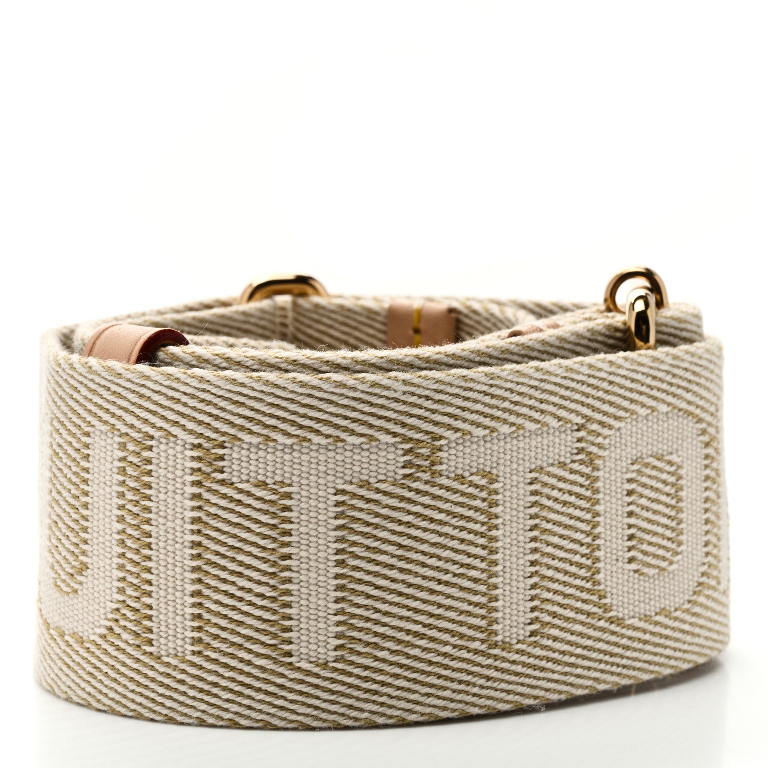 Louis Vuitton Jacquard High Rise Shoulder Strap Beige 2 of 3