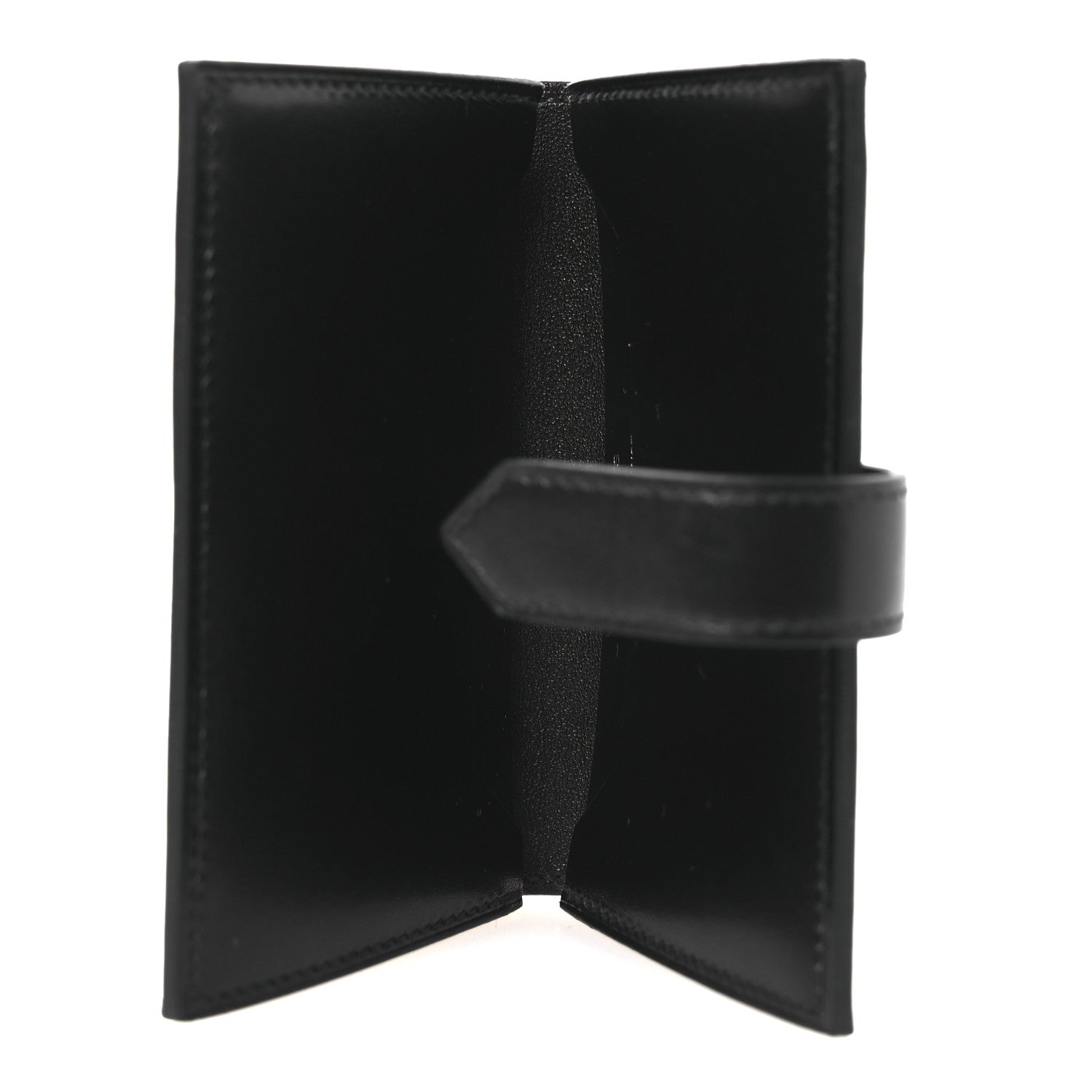 Hermes Box Monochrome Bearn Card Holder Wallet Black 5 of 9