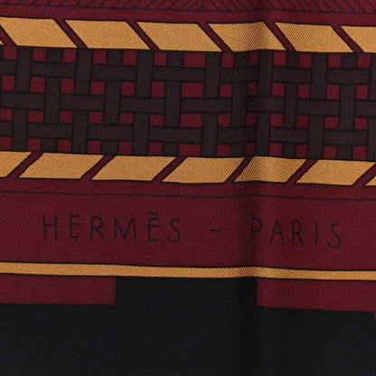 Hermes Silk Promenade Au Faubourg Scarf 90 2 of 6