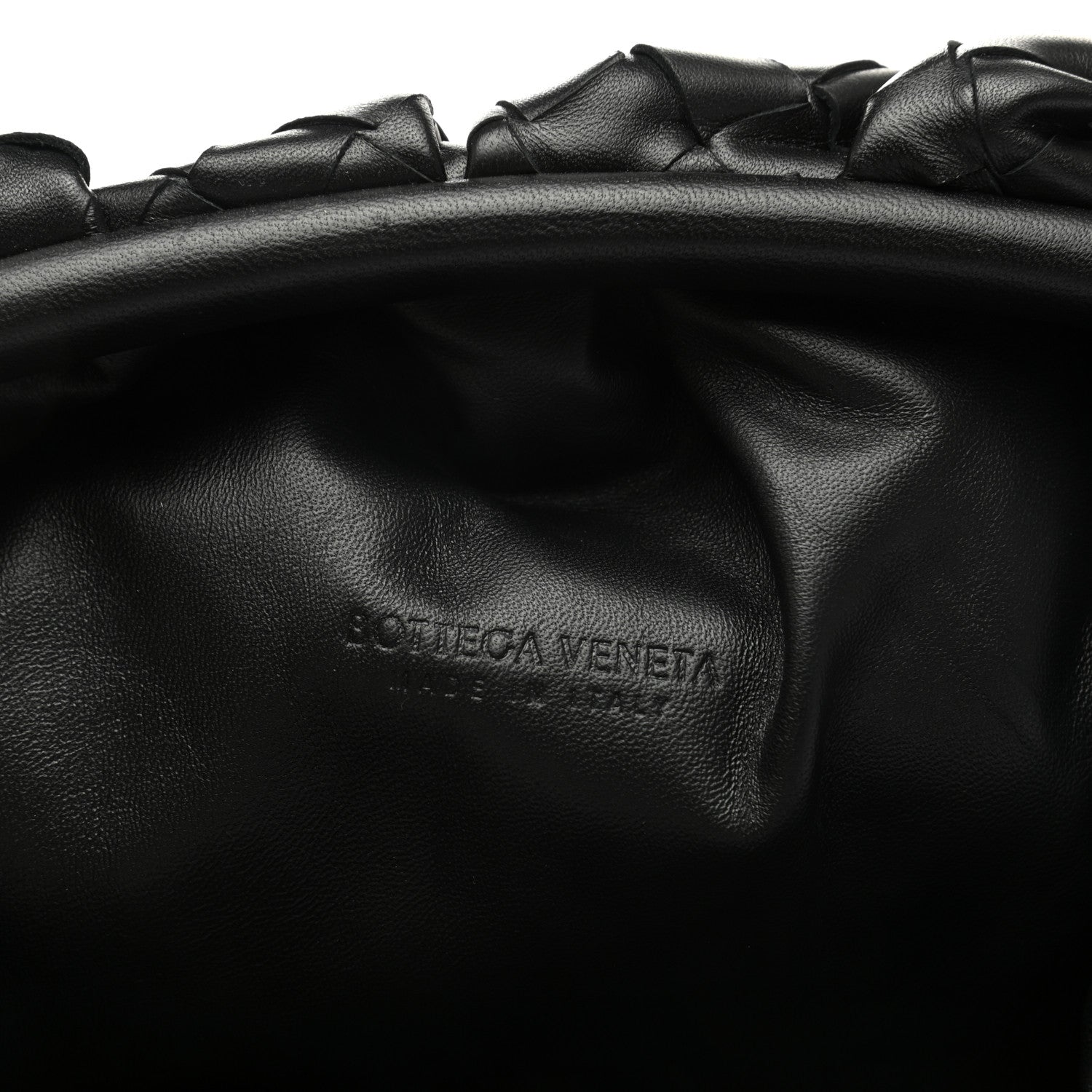 Bottega Veneta Nappa Maxi Intreccio The Pouch Oversized Clutch Black 6 of 10