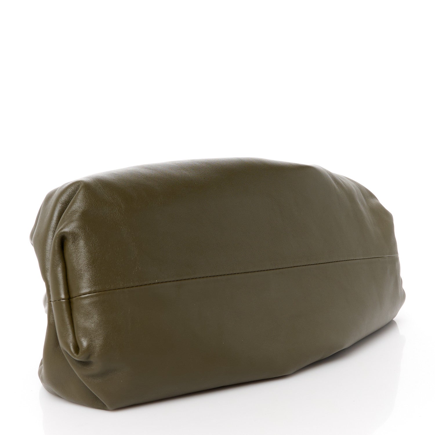 Bottega Veneta Smooth Butter Calf The Pouch Oversized Clutch Mud 4 of 11