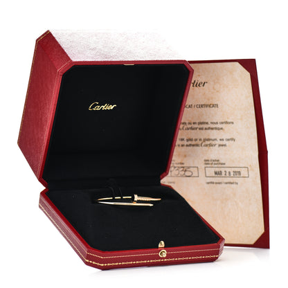 Cartier 18K Yellow Gold Small Juste Un Clou Bracelet 16 5 of 5