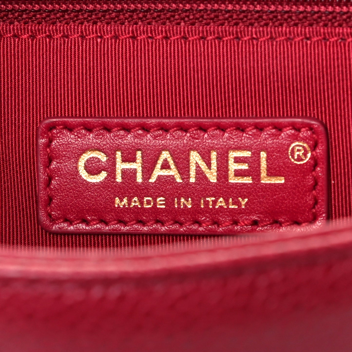 Caviar Large Carry Around Flap Bag Red