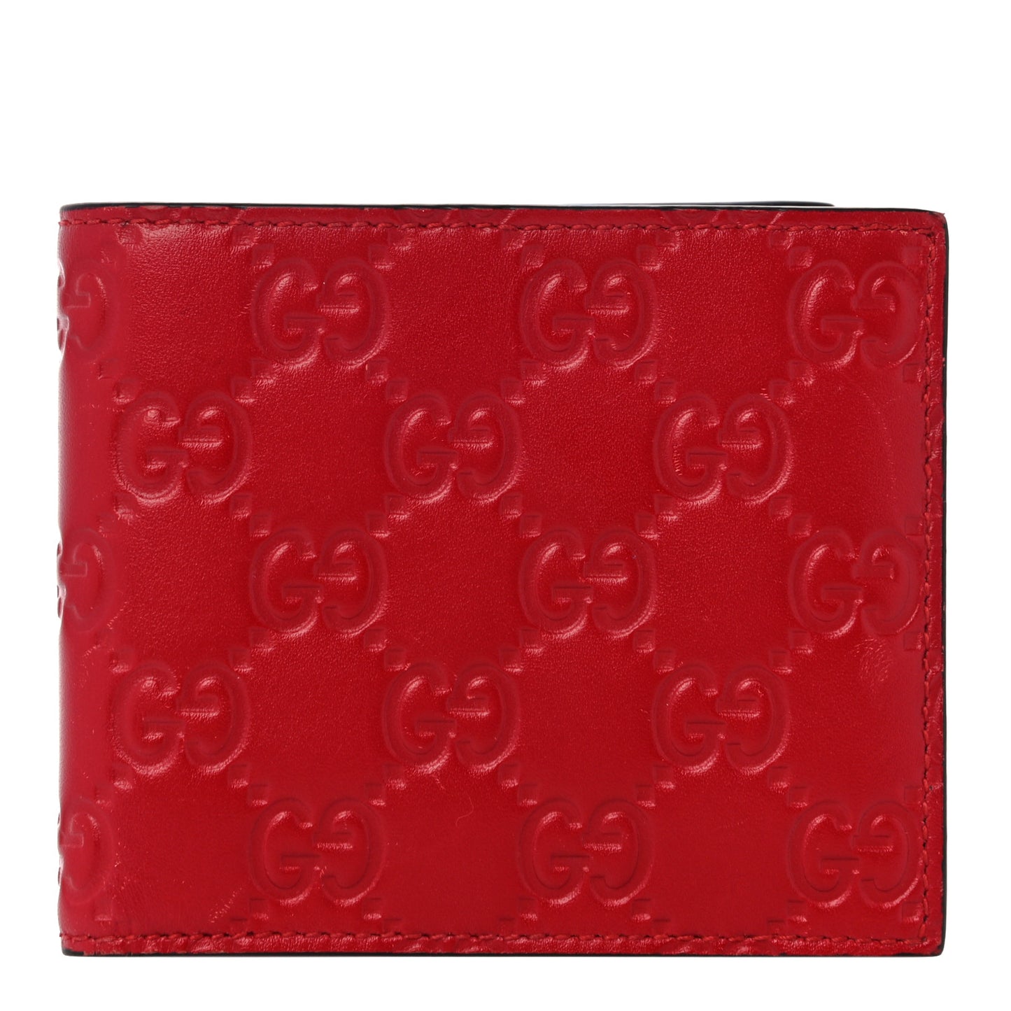 Guccissima Bi-Fold Wallet Red