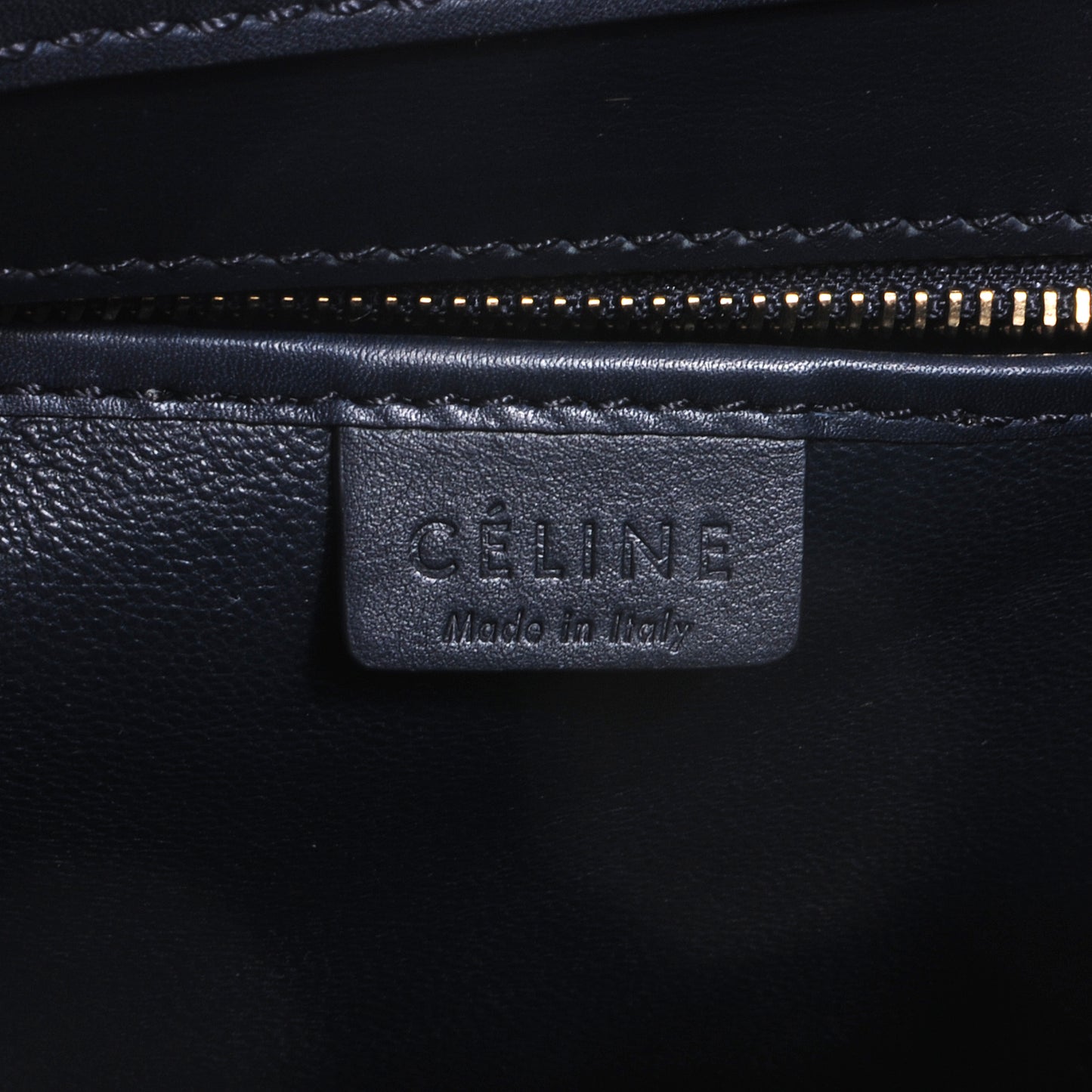 Smooth Calfskin Nano Luggage Navy