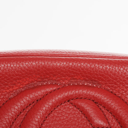 Gucci Pebbled Calfskin Small Soho Disco Bag Tabasco Red 8 of 8