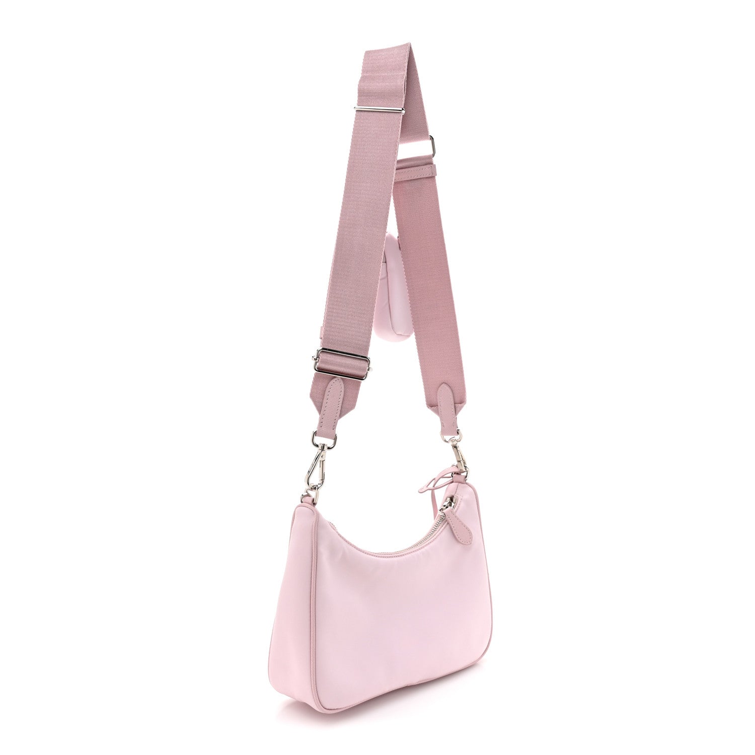 Prada Nylon Re-Edition 2005 Shoulder Bag Alabastro 2 of 9