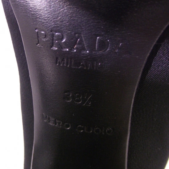 Prada Nylon Fur Lined Boots 5 of 7