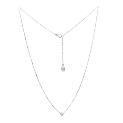 Cartier 18K White Gold Diamond XS D'Amour Pendant Necklace 3 of 5
