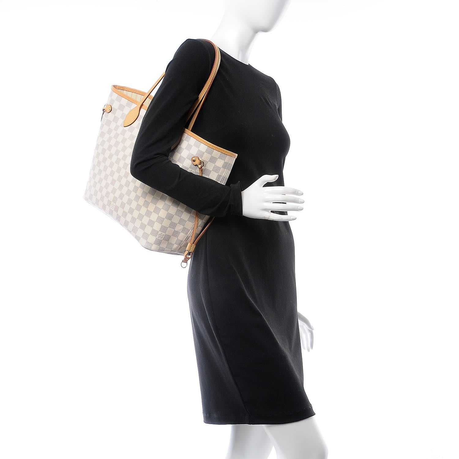Louis Vuitton Damier Azur Neo Neverfull MM 2 of 14