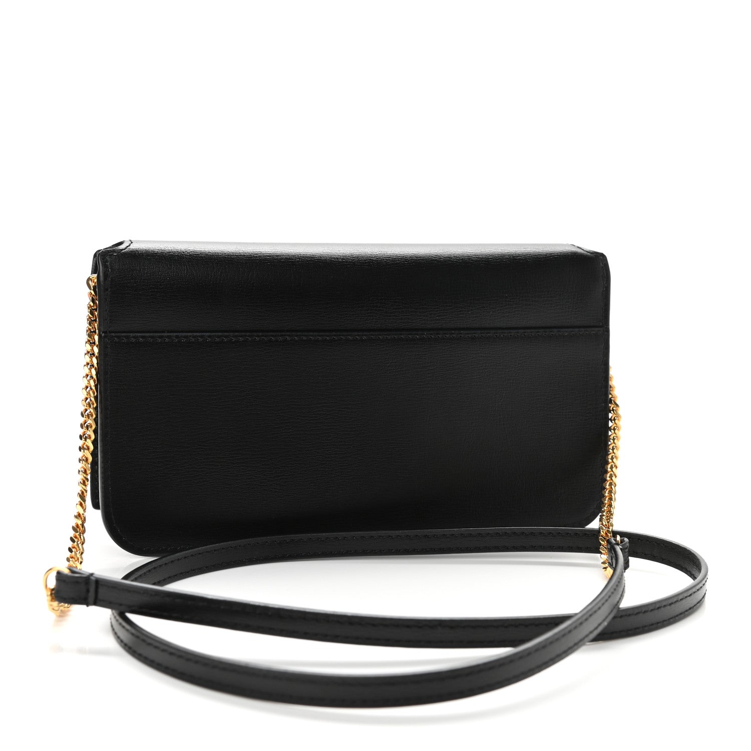 Saint Laurent Smooth Calfskin Monogram Phone Holder Crossbody Black 3 of 10