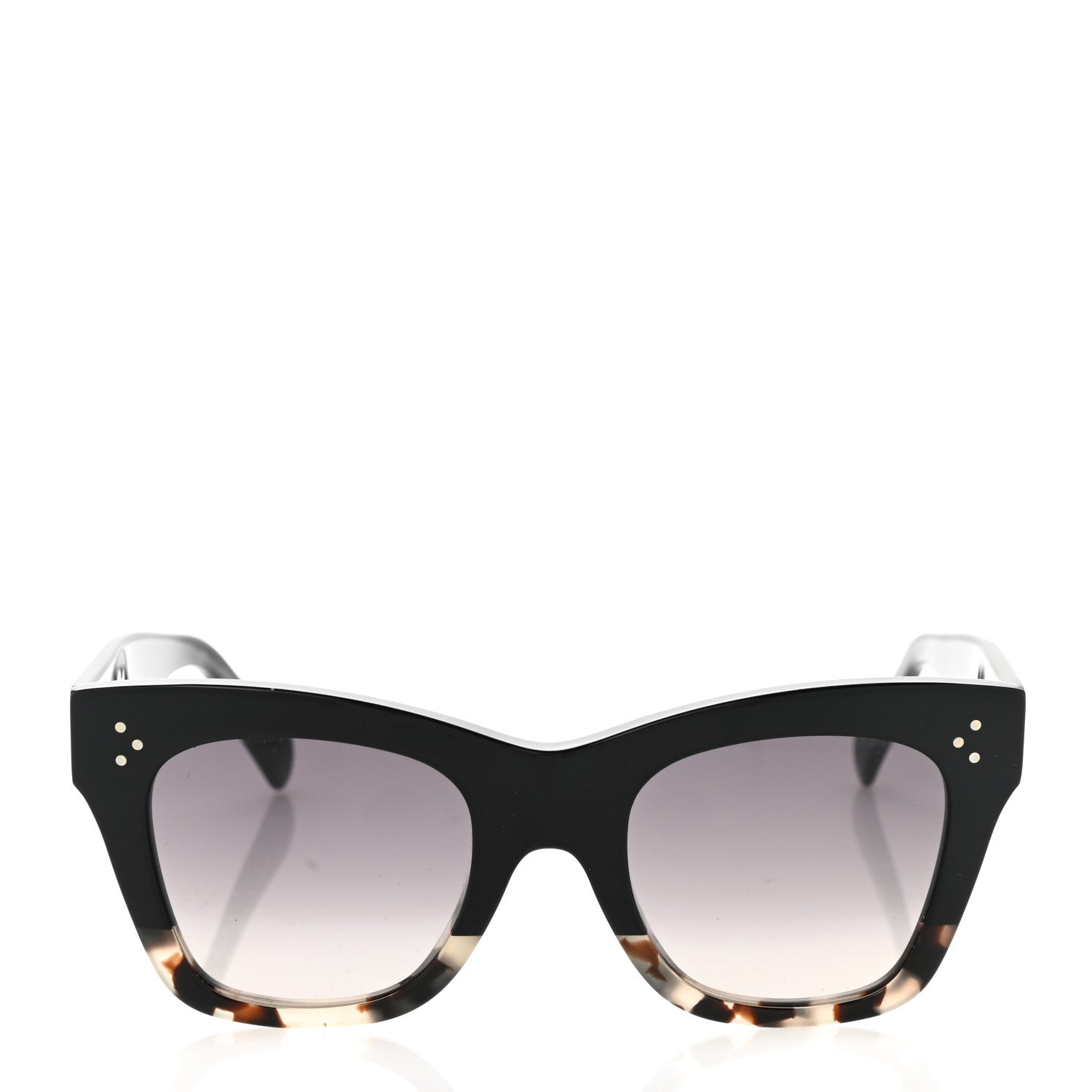 Celine Acetate Cat Eye Sunglasses CL40004I Havana Black 2 of 8