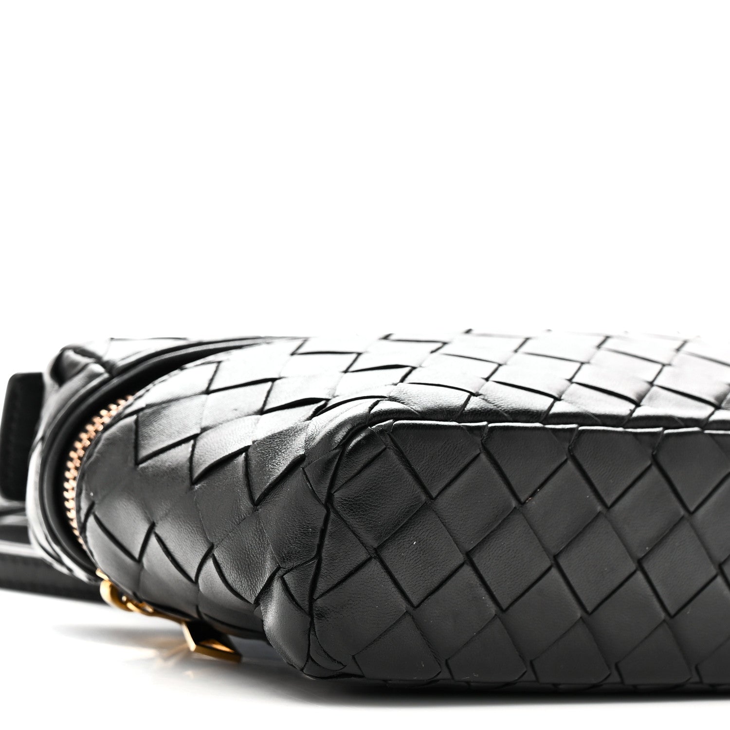 Bottega Veneta Calfskin Intrecciato Bang Bang Vanity Case Black 8 of 9