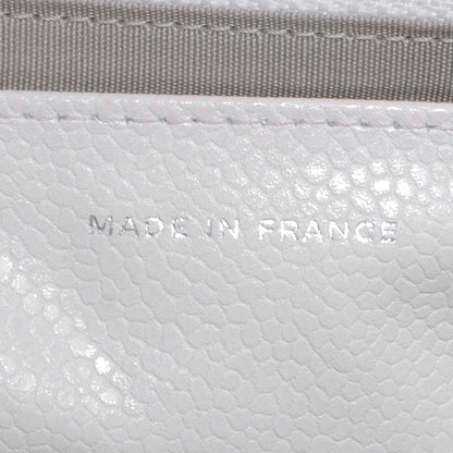 Chanel Caviar Half Moon Wallet On Chain WOC White 7 of 8