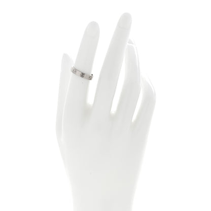 Cartier 18K White Gold 3.5mm LOVE Wedding Band Ring 50 5.25 2 of 5