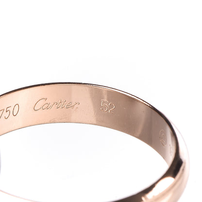 Cartier 18K Pink Yellow White Gold Large Trinity Ring 52 6 4 of 6