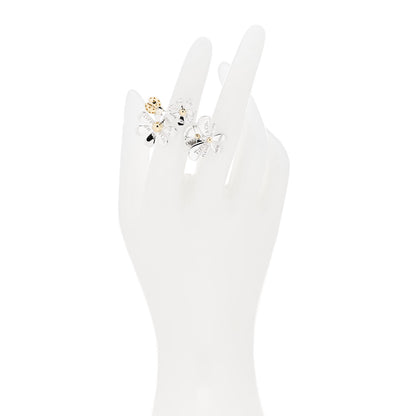 Tiffany Sterling Silver 18K Yellow Gold Return to Tiffany Love Bugs Ring 49 5 2 of 6