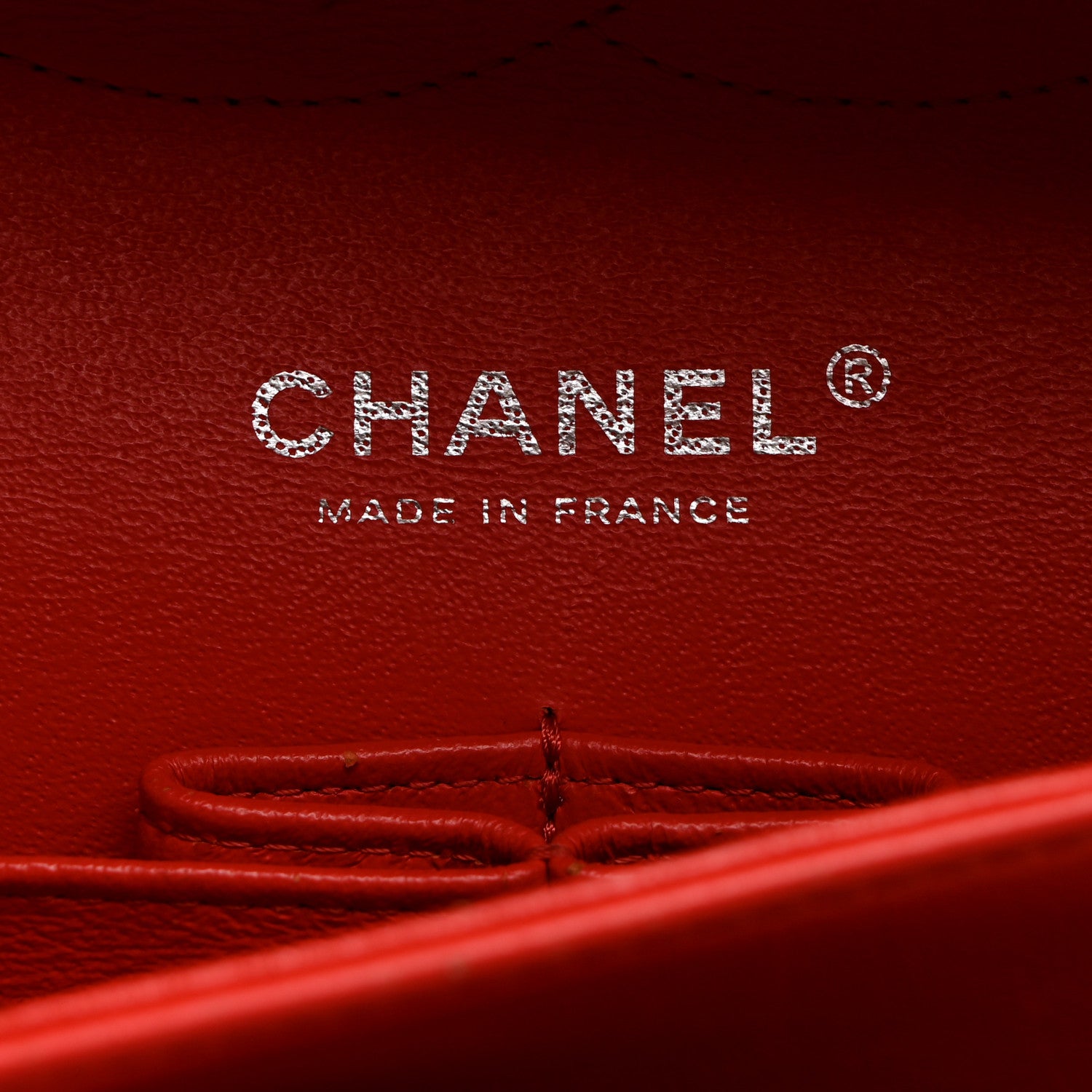Chanel Lambskin Quilted Jumbo Double Flap Red 5 of 18