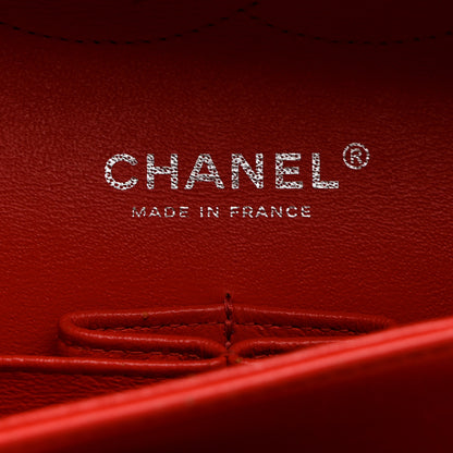 Chanel Lambskin Quilted Jumbo Double Flap Red 5 of 18