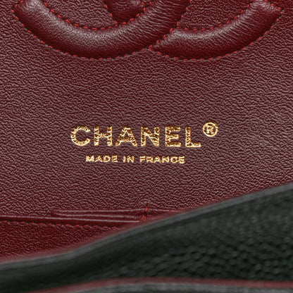 Chanel Caviar Quilted Medium Double Flap Black 6 of 9
