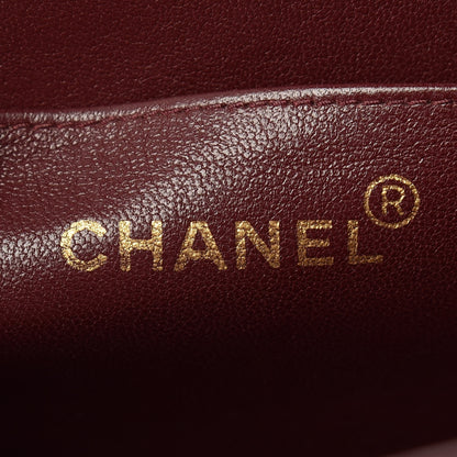 Chanel Lambskin Quilted XL Jumbo Single Flap Black 6 of 12