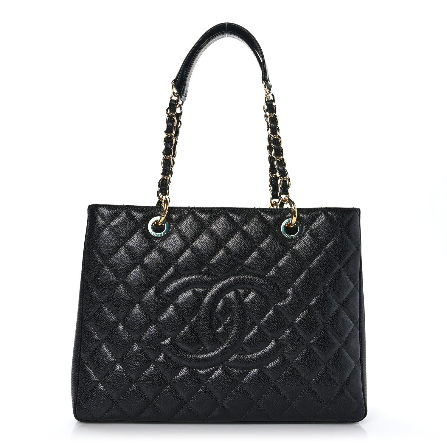 Chanel Caviar Quilted Grand Shopping Tote GST Black 1 of 9
