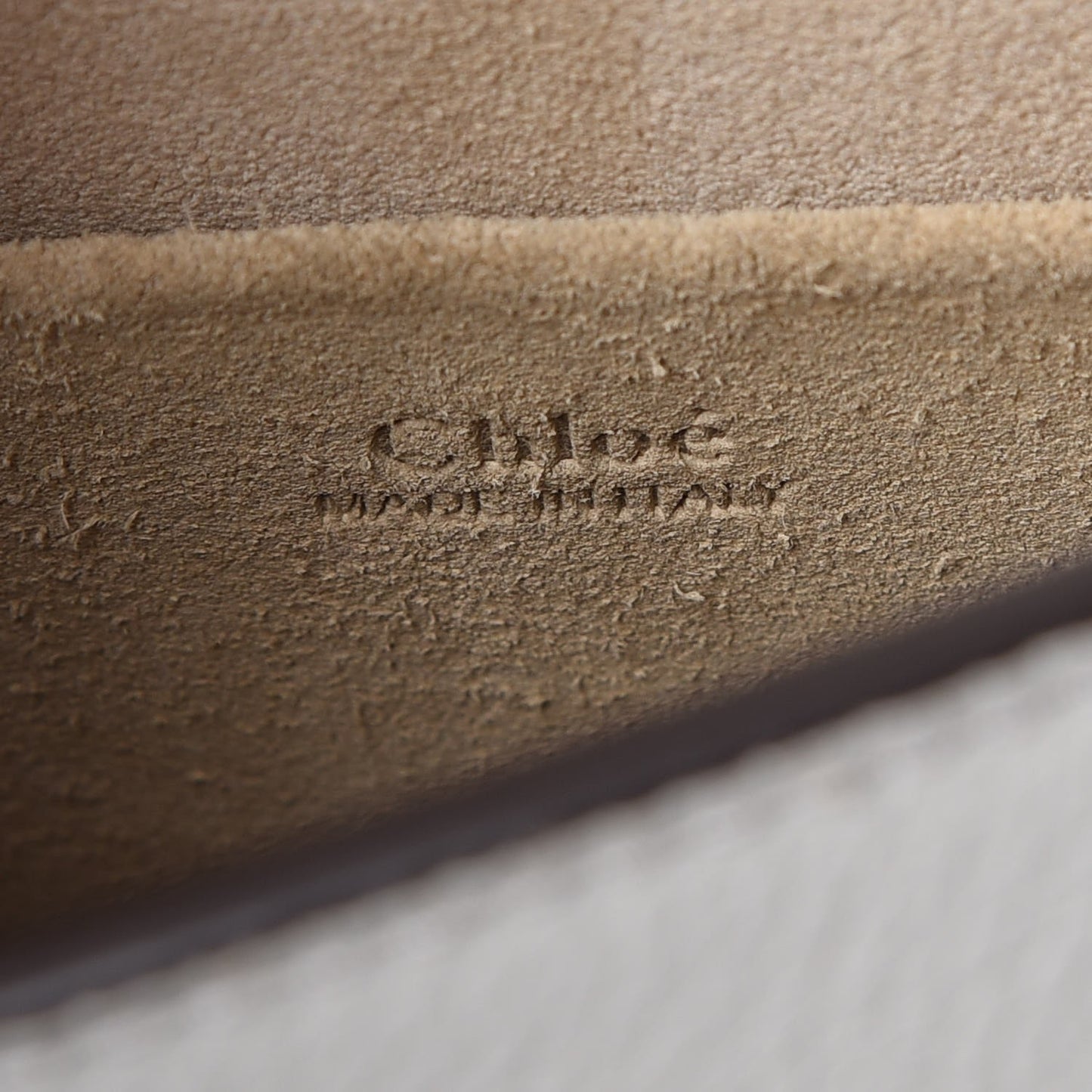 Calfskin Suede Small Nile Bracelet Bag Airy Grey