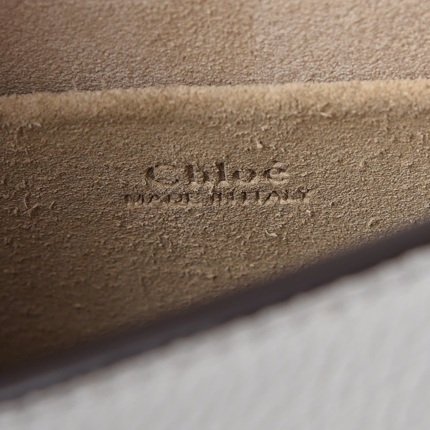 Chloe Calfskin Suede Small Nile Bracelet Bag Airy Grey 7 of 9