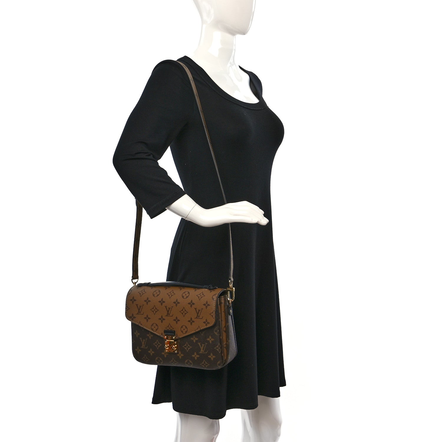 Louis Vuitton Reverse Monogram Pochette Metis 2 of 9